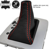 RED STITCH TOP GRAIN LEATHER AUTOMATIC GEAR GAITER FITS SEAT IBIZA MK5 09-15