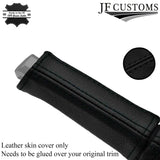 BLACK STITCH FITS VAUXHALL OPEL ASTRA J MK6 2009+ HANDBRAKE HANDLE COVER ONLY