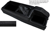 BLACK STITCH CENTRE CONSOLE & GAITER SKIN COVERS FITS ALFA ROMEO ALFETTA GTV