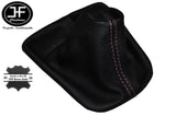 PINK STITCHING FITS TOYOTA AYGO CITROEN C1 PEUGEOT 107 GEAR GAITER LEATHER