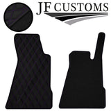 PURPLE DIAMOND VINYL 2X TAILORED FLOOR CARPETS FOR SMART ROADSTER 03-07 JF1