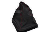 red stitch FITS VOLKSWAGEN LT VAN LEATHER GEAR GAITER FITS OVER RUBBER