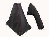 FITS TOYOTA MR2 MK1 AW11 LEATHER GEAR&HANDBRAKE RED ST CUSTOM NEW MADE IN UK