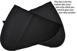BLACK FITS SMART FORTWO 2 PULSE PASSION PURE 98-07 2X DOOR POCKETS COVERS