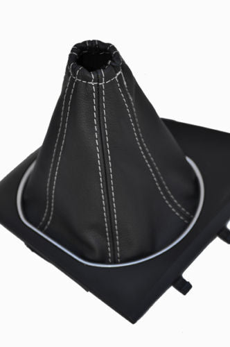 FITS FORD MONDEO 01-03 LTHR GEAR GAITER LEATHER SPEC STITCH CUSTOM NEW