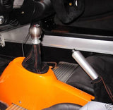 FITS LOTUS ELISE BLACK SUEDE GEAR HANDBRAK GAITER ORANGE ST CUSTOM NEW