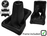 BLACK STITCH LEATHER AUTOMATIC GEAR +PLASTIC FRAME FOR LEXUS RX450H 2015-2019