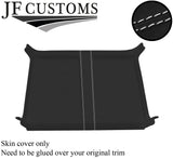 WHITE STITCH REAR ROOF HEADLINING LUXE SUEDE COVER FOR  DEFENDER 90 3DR