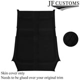 DSG2 BLACK STITCH LUXE SUEDE HEADLINER COVER FOR RENAULT CLIO MK3 05-09 5DR