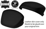 BLACK & BLACK LEATHER SPEEDO COWL HOOD COVER FOR LAND ROVER RANGE ROVER 05-13