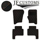 BEIGE DIAMOND VINYL 4X TAILORED FLOOR CARPETS FOR RANGE ROVER SPORT 05-09 JF1