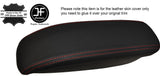 RED STITCHING ARMREST LID LEATHER COVER FITS CITROEN C3 DS3 2010-2015 CUSTOM NEW