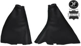 BLACK STITCH LEATHER GEAR STICK HANDBRAKE GAITER FITS FORD FOCUS MK2 2004-2008