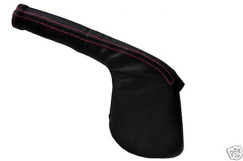 86-92 FITS MAZDA RX-7 RX7 HANDBRAKE GAITER LEATHER RED ST CUSTOM NEW MADE IN UK