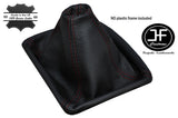 RED STITCH MANUAL LEATHER GEAR GAITER FITS VOLKSWAGEN PASSAT B4 1988?1996
