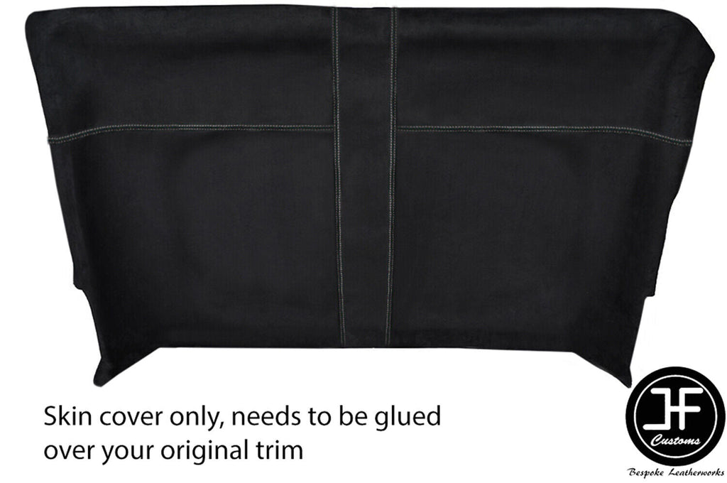 GREY STITCH FRONT ROOF HEADLINING LUXE SUEDE COVER FOR LAND ROVER DEFENDER 90