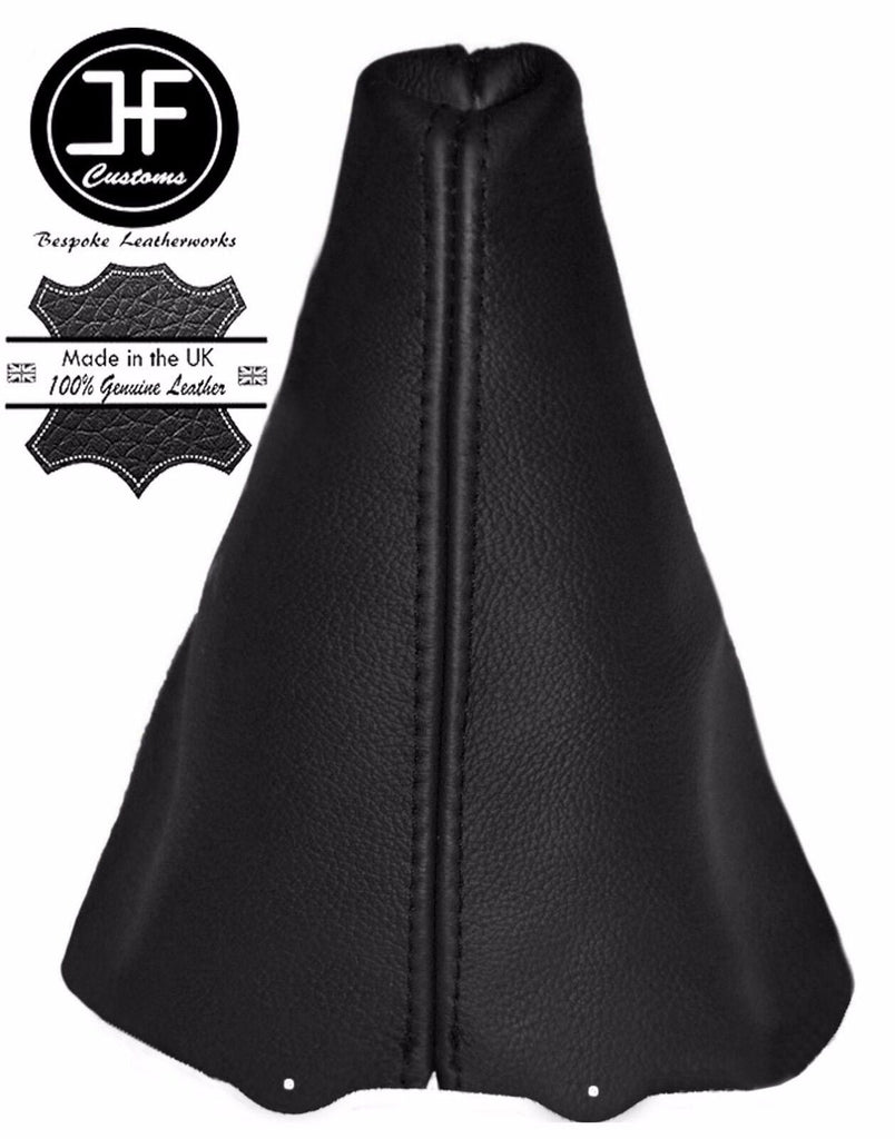 BLACK REAL LEATHER AUTO AUTOMATIC GEAR GAITER FITS ROVER 75 1999-2005 CUSTOM NEW