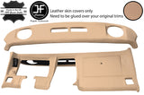 BEIGE TOP GRAIN LEATHER DASH DASHBOARD COVER FOR CORVETTE C3 1977-1982 JF1