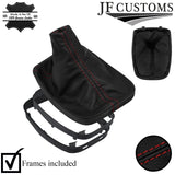 D RED STITCH LEATHER GEAR COVER+TOP & BOTTOM FRAMES FOR VAUXHALL INSIGNIA 08-16