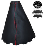 RED STITCH MANUAL LEATHER GEAR GAITER FITS TOYOTA COROLLA E15 E150 2007-2013