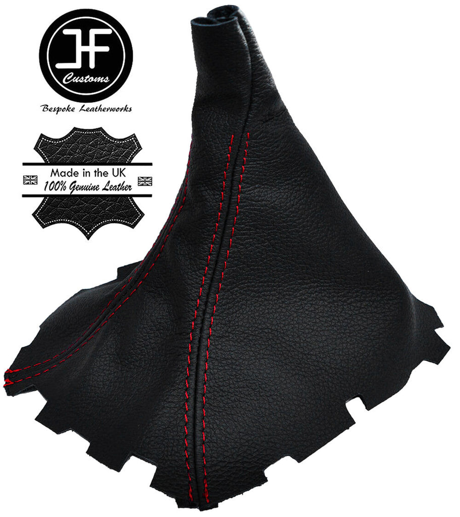 RED STITCHING MANUAL LEATHER GEAR GAITER FITS MERCEDES E CLASS W212 2009-2014