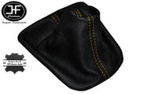YELLOW STITCH LEATHER MANUAL GEAR GAITER FITS VW GOLF MK5 GTI TDI SDI FSI 03-09