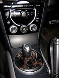 FITS MAZDA RX8 LEATHER GEAR GAITER BOOT BROWN STITCHING CUSTOM NEW MADE IN UK