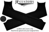 BLACK STITCH LEATHER COVERS FOR DEFENDER 90 83-06 INTERIOR RE UPHOLSTERY TOP KIT