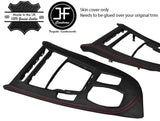 RED STITCH GEAR SURROUND TRIM LEATHER COVER FITS BMW Z4 E89 2009-2016 CUSTOM NEW