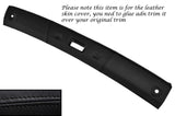 BLACK STITCH TOP ROOF PANEL LEATHER SKIN COVER  FITS PORSCHE 944 S2 86-91