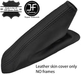 BLACK& BLACK STRIPE REAL LEATHER HANDBRAKE GAITER FITS MAZDA MX5 MK3 05-15