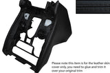 BLACK STITCH 2X CENTER CONSOLE SIDE TRIM LEATHER COVERS FITS RELIANT SCIMITAR