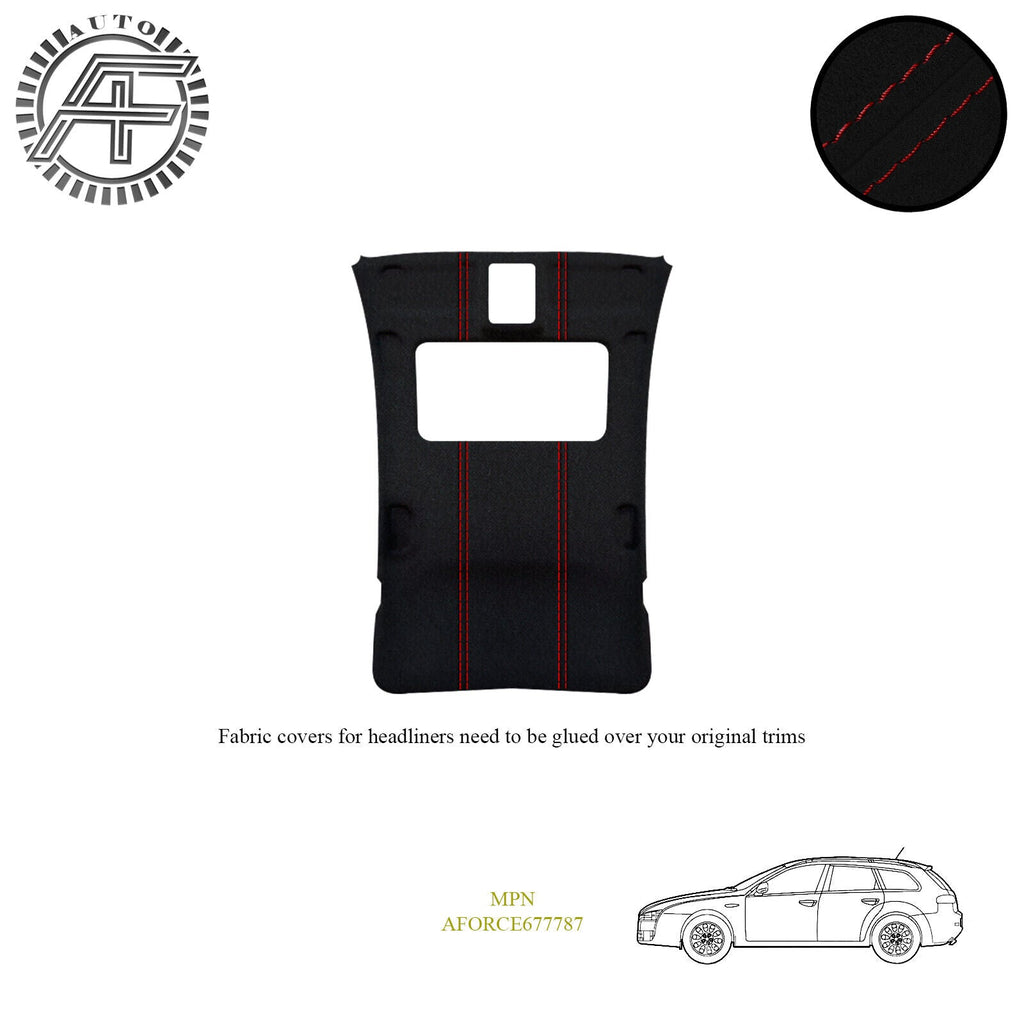LUXE SUEDE HEADLINER COVER FITS ALFA ROMEO 159 5 DOOR ESTATE + SUNROOF 2004-2011
