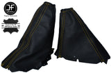 YELLOW STITCH GEAR HANDBRAKE LEATHER GAITER FITS FORD TRANSIT CONNECT 2010-2013