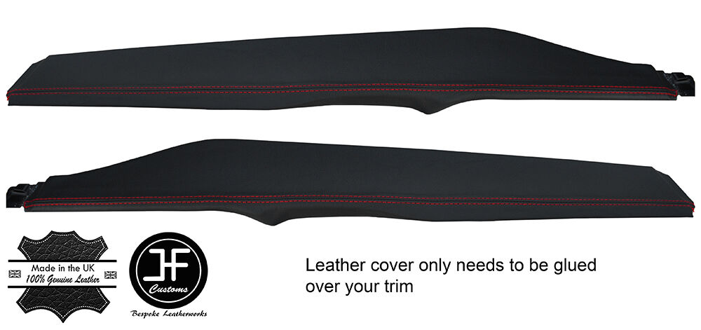 RED  STITCH 2X LOWER CONSOLE SIDE TRIM FITS PORSCHE CARRERA 911 991 2012-2017