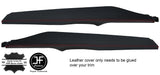 RED  STITCH 2X LOWER CONSOLE SIDE TRIM FITS PORSCHE CARRERA 911 991 2012-2017
