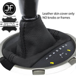 BLACK STITCH REAL LEATHER AUTOMATIC GEAR GAITER FOR LAND ROVER FREELANDER 03-05