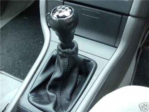 FITS VAUXHALL ASTRA MK4 1998-2003  BLACK LEATHER GEAR GAITER CUSTOM NEW