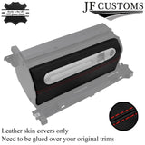 RED STITCH LEATHER GLOVEBOX COVER FITS SMART FORTWO 451 11-14 FACELIFT