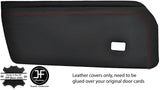 RED STITCH 2X FRONT FULL DOOR CARD LTHR COVERS FITS PORSCHE 914 69-76 STYLE 2
