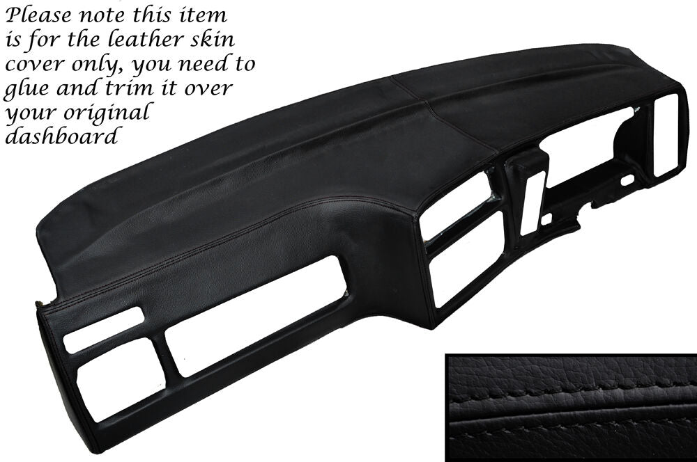 BLACK STITCH DASH DASHBOARD COVER FITS FORD SIERRA MK2 RS COSWORTH SAPPHIRE 4x4