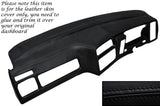 BLACK STITCH DASH DASHBOARD COVER FITS FORD SIERRA MK2 RS COSWORTH SAPPHIRE 4x4