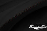 BROWN STITCH 3X DASH TRIM LEATHER SKIN COVERS FITS LAND ROVER DEFENDER 07-14