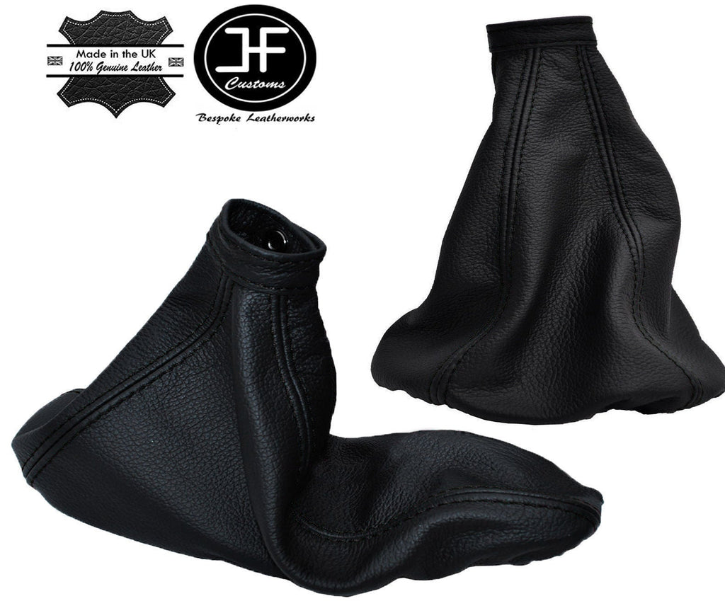 BLACK STITCH LEATHER GEAR HANDBRAKE GAITER FOR ALFA ROMEO GTV SPIDER 1995-2005