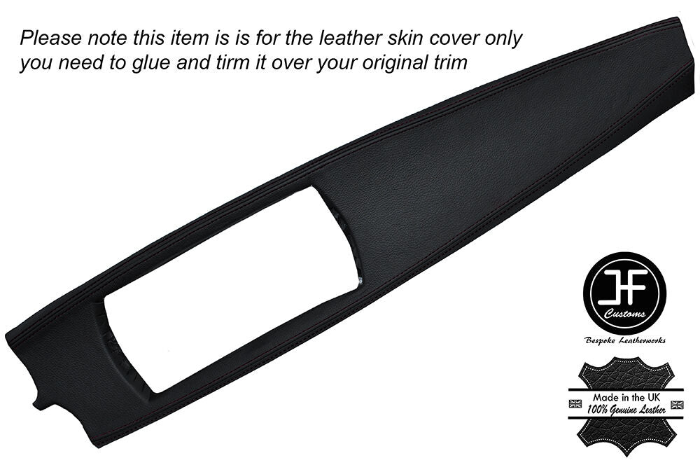 BLACK STITCH DASH DASHBOARD  TRIM LEATHER SKIN COVER FITS BMW Z4 E85 E86 03-09