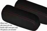 red stitch FITS VW T25 BUS VAN VANAGON WESTFALIA ARMREST COVERS ONLY CUSTOM NEW