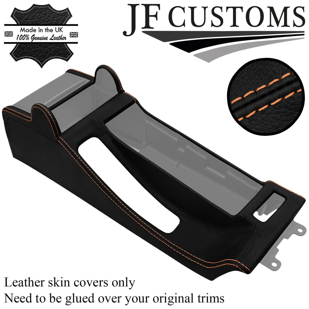 BEIGE STITCH CENTRE CONSOLE COVER FOR BMW E46 CONVERTIBLE ARMREST MODEL