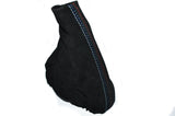 FITS 3 SERIES E36 E46 BLACK PU SUEDE HANDBRAKE GAITER COVER ONLY TRI STITCHING