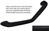 BLACK STITCHING DASH HANDLE LEATHER SKIN COVER FITS TRIUMPH SPITFIRE MK3