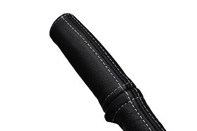 white stitch FITS LEXUS IS200 IS300 99-05 LEATHER HANDBRAKE HANDLE COVER ONLY